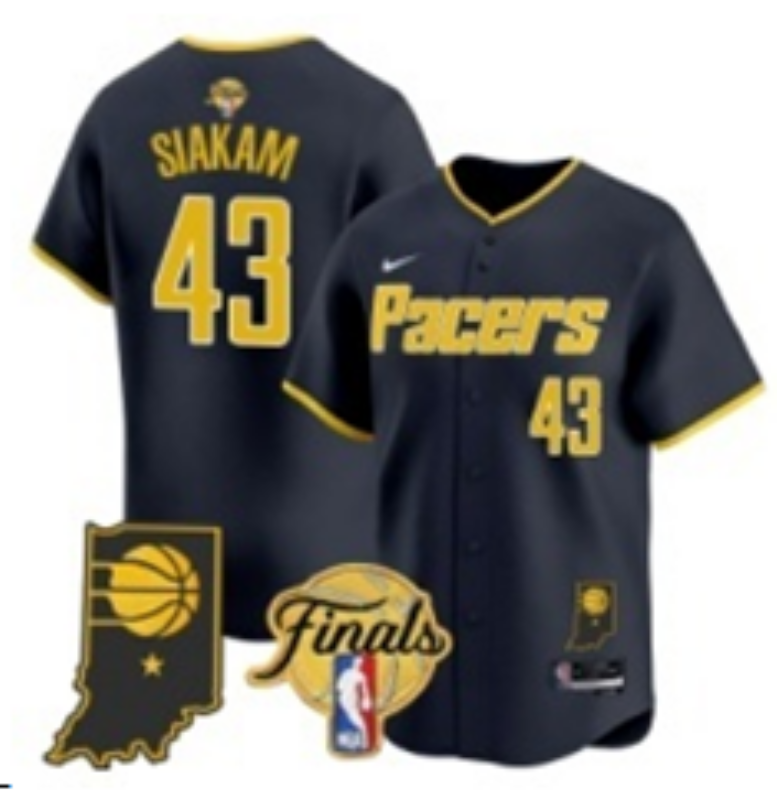 Men 2025 Indiana Pacers #43 Siakam black NBA Jersey->indiana pacers->NBA Jersey